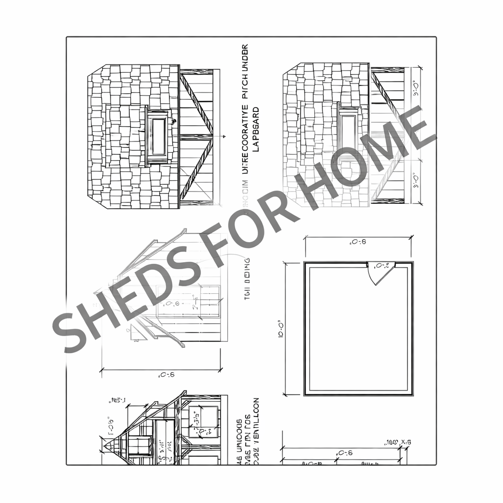 Instantly Download ALL 8 Shed Blueprint Plans with Materials List Included - Save Over 80% vs Individual Plans