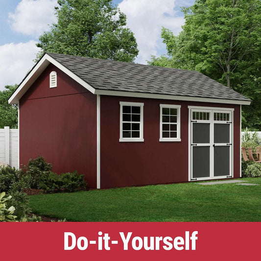 Transform Your Outdoor Space with the Scarsdale 12x16 Wood Garden Shed - Ample Storage & Natural Light