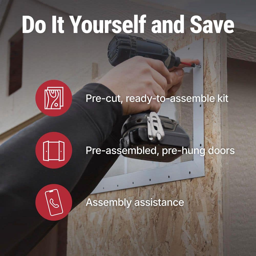 Transform Your Outdoor Space with the Scarsdale 12x16 Wood Garden Shed - Ample Storage & Natural Light