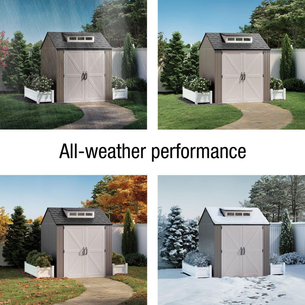 Versatile 7x7 Weather-Resistant Storage Shed for All Your Outdoor Needs